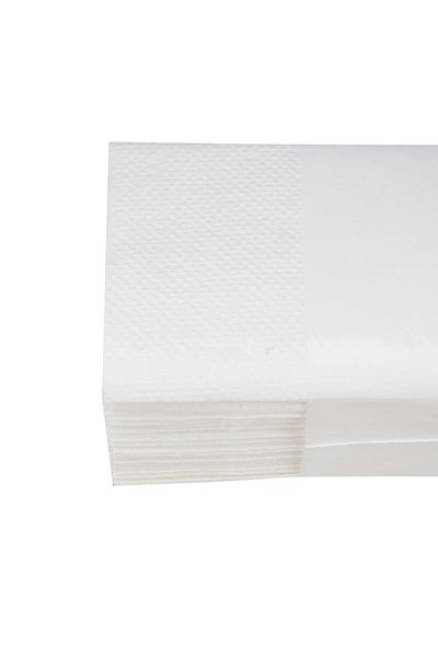 Hotpack Disposable Hand Towel V Fold Tissue Paper White 20x23cm, 3000 Pieces | 150 Sheet X 20 Packets