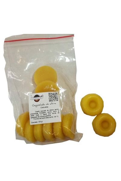 woodworker Ceara de albine naturala, Gogoshele, 100g, lucrator de lemn