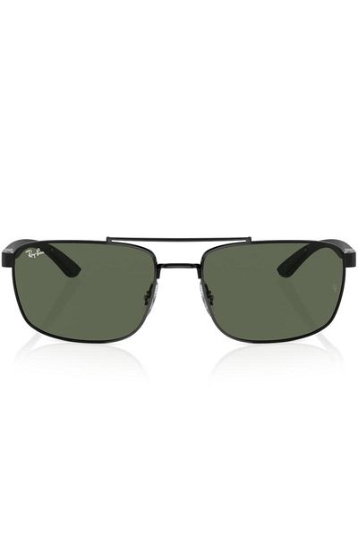 Ray-Ban Ochelari de soare bărbați Ray-Ban RB3737 002/71, Negru, Aviator, 60 mm