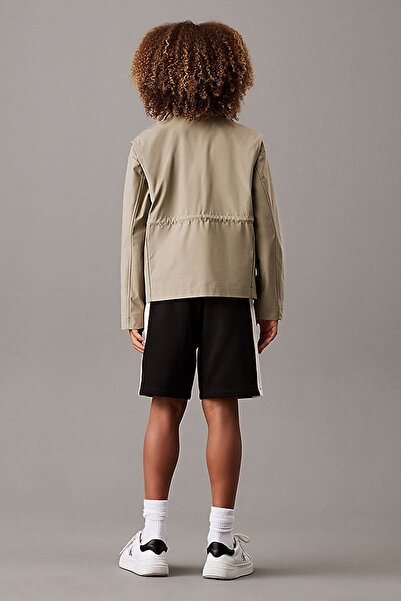 Calvin Klein Boy's Color Block Relaxed Shorts - Black