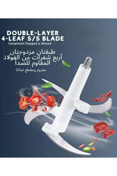 Saharaz 3L Electric Meat Grinder With 2 Variable Speeds and Stainless Steel, Sturdy, 200w, for Kitchen