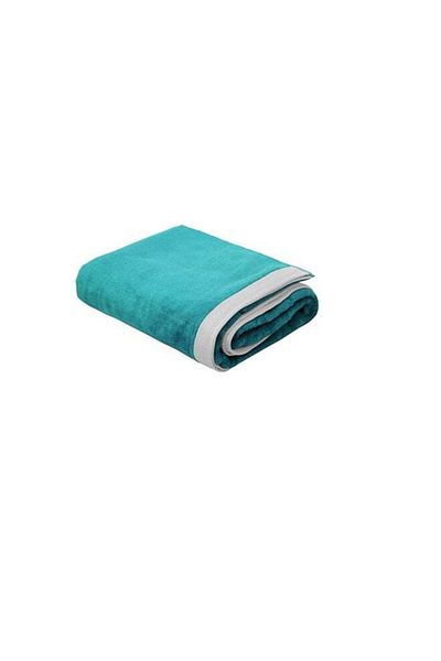Generic منشفة شاطئ فاخرة من المخمل كبيرة الحجم - قطن مخملي ناعم 90 × 165 سم - 450 جرام لكل متر مربع 100% قطن