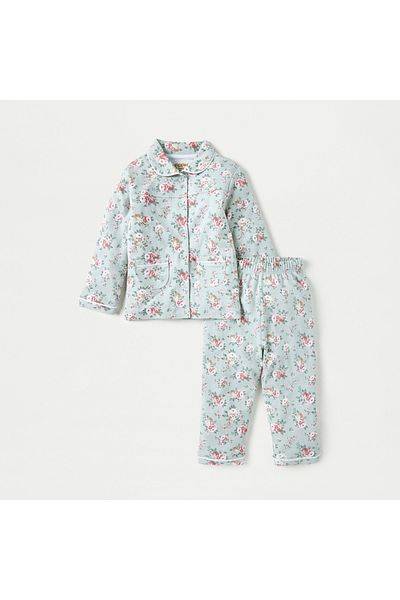 giggles All-Over Floral Print Shirt and Pyjama Set