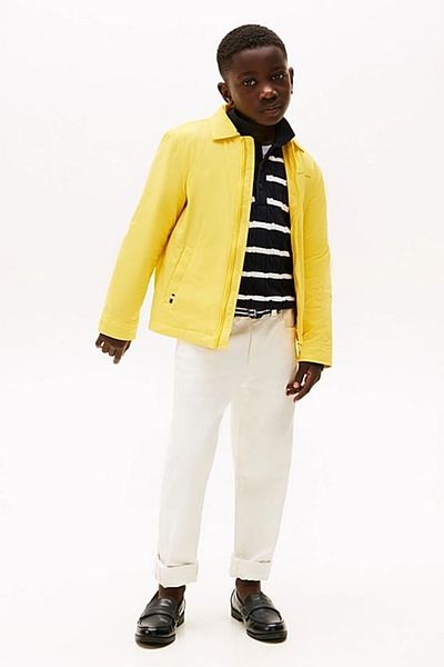 Tommy Hilfiger Boy's Modern Straight White Jeans