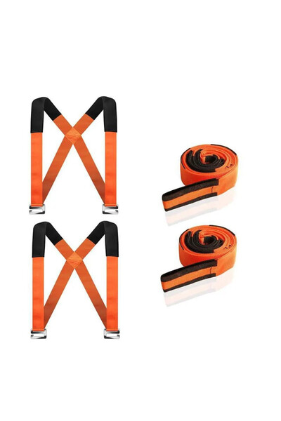 BOEM Set de 2 curele de ham pentru ridicarea, mutarea mobilei sau a altor obi...