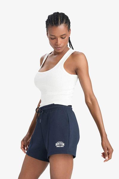 DeFacto Fit Flexible Waisted White Sports Shorts F3266Ax25Sm