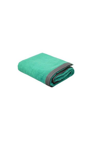 Generic منشفة شاطئ فاخرة من المخمل كبيرة الحجم - قطن مخملي ناعم 90 × 165 سم - 450 جرام لكل متر مربع 100% قطن