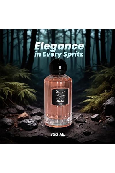 MIKHAIL Spicy Aura by Mikhail | Bold & Sophisticated Woody Spicy Perfume for Women
