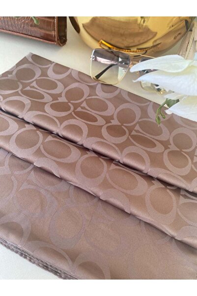 Organic Scarfs İthal Pamuk İpeksi Jakar Şal