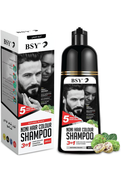 BSY شامبو نوني إتش سي الأسود 180 مل