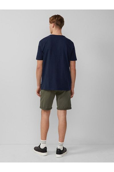 QS by s.Oliver Q/s By S.oliver Men's Chino Shorts, John, With Mid-rise Waist And Regular Fit, Dark Green