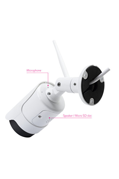 PNI Κάμερα παρακολούθησης βίντεο PNI House IP52LR, 2MP, 1080P, ασύρματη με IP, CamHi APP