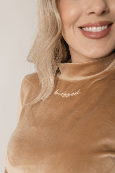 Mysari Tracksuit "Blessed" crop top