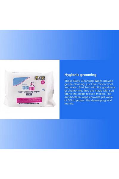 Sebamed Baby Cleansing Wipes 25 pcs
