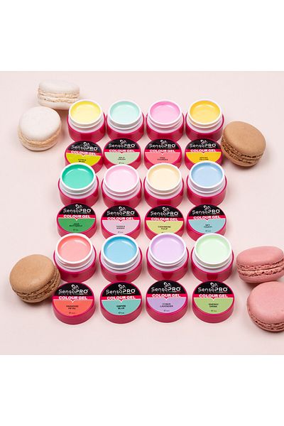 SensoPRO Milano Set de 12 geluri UV colorate SensoPRO Milano - Colecția Forever Young