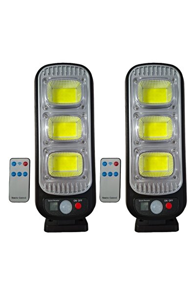 NEXTLY Set 2 Lampi Cu Incarcare Solara 54 X Led Cob, , Senzor De Miscare Si L...