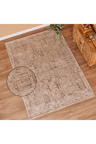 Bella Maison Jovak Modern Halı Kahverengi (200x290 cm)