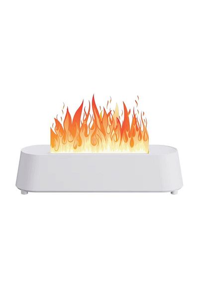 NEXTLY Umidificator De Aer Cu Difuzor De Aromaterapie Efect De Flacara , Iluminare Ambientala Rgb