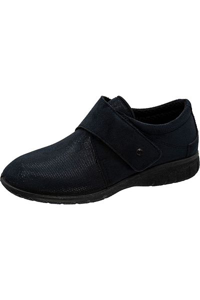 Fischer Markenschuh Komfort Slipper für Damen in schwarz