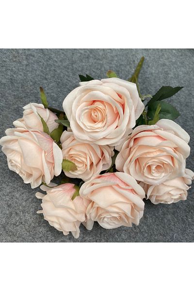 Choice over-powdered 4 Artificial flowers simulation 9 head rose bouquet wedding wedding decoration artific