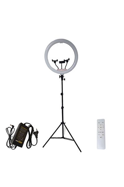 NEXTLY Lampa Circulara Profesionala Ring Light Led, , Touch Control, Diametru 56cm, 22inch, Lumina