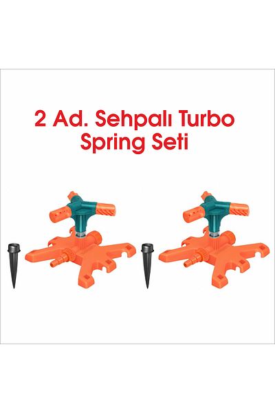Sayım Garden Watering Set, Spring, Gun, Joints, 25m Hose