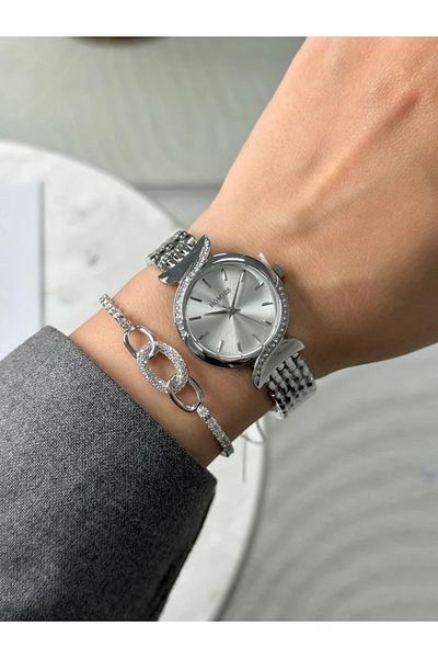 Homies Guaranteed Premium Women's Wristwatch Silver (White Dial) Rshms-215