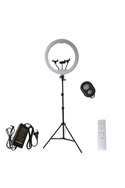 NEXTLY Lampa Circulara Profesionala Ring Light Led, , Touch Control, Diametru 56cm, 22inch, Lumina