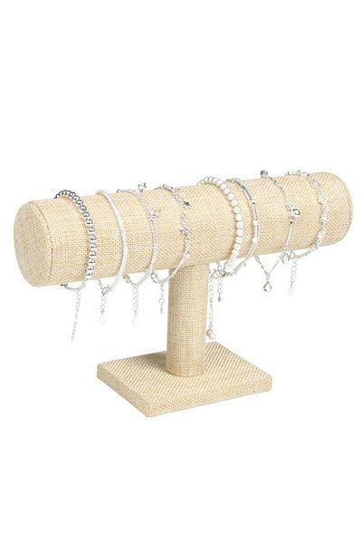 Choice 04 6 Colors Upright Velvet Bracelet Chain Watch Upright Display Rack Jewelry Organizer Hard Jewelry