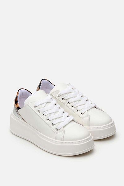 Yaya by Hotiç Pantofi albi de damă casual