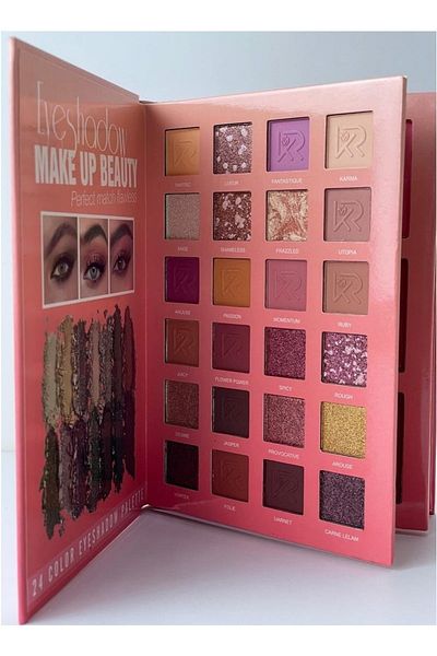 Kerry Rose Perfect 3-in-1 makeup kit - blush, highlighter, eyeshadow in attractive shades