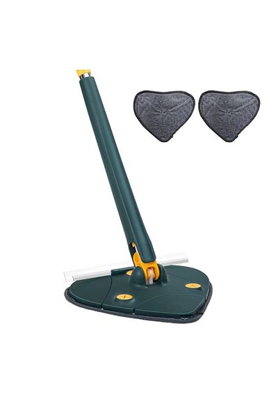 NEXTLY Set Mop Multifunctional Cu 2 Lavete Pentru Suprafete Uscate Si Umede, Cap Forma De Inima