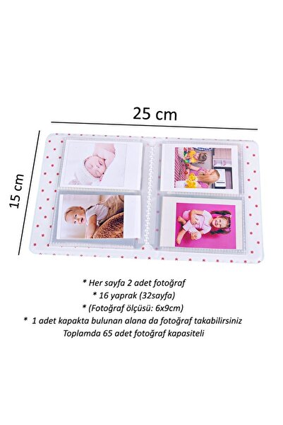 Dijital Dünyası Instax 65 Kapasiteli Moment Polakart Fotoğraf Albümü -