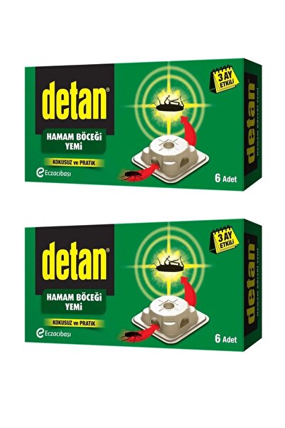 Detan Hamam Böceği Yemi ve Karınca 2x6