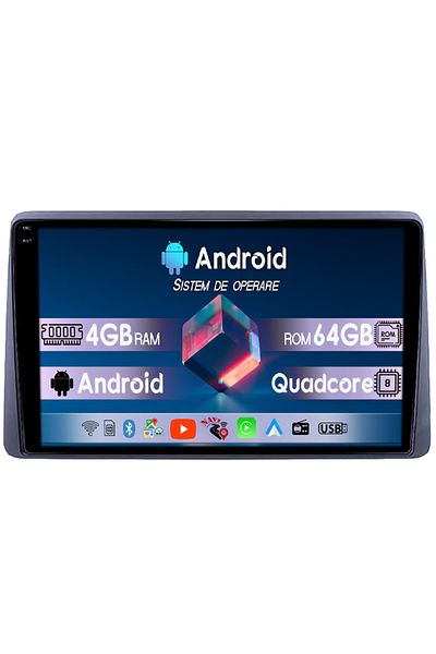 navi-it Dedicated Navigation Renault Duster 2017-2022, 4gb Ram 64gb Rom, Quad Core, Display 9" Qled 1k, DSP