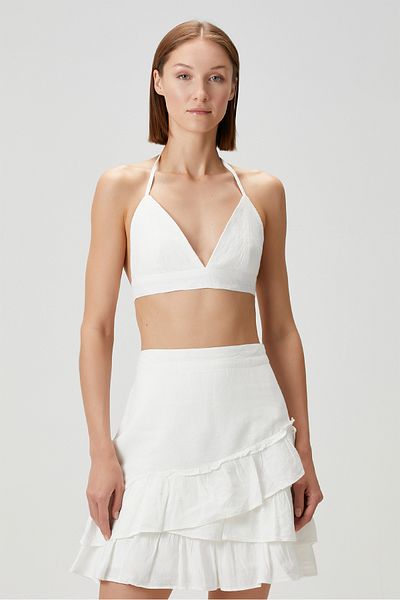 Barine Tiny Bustier White
