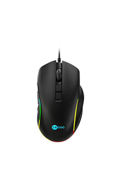 Lecoo Ms140 Kablolu 6400dpı 10 Makro Tuşlu Rgb Led Aydınlatmalı Gaming Optik ...