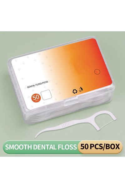 Choice 50pcs 500/250/50pcs - Smooth Floss Rod - Cleaning Interdental Gaps And Oral Care