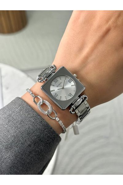 Homies Guaranteed Premium Women's Wrist Watch Silver (White Dial) Rshms-210