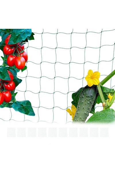 Relaxdays Plant net, jute, 5 mm x 50 m, x2 rolls