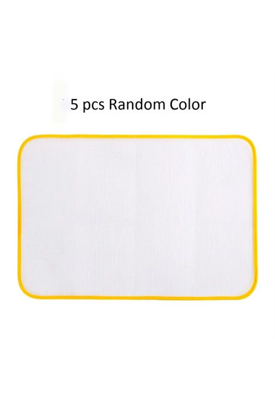 Choice 5 قطع 60 × 40 سم غطاء عازل واقٍ لألواح الكي من القماش وشبكة الضغط بألوان عشوائية عالية الحرارة