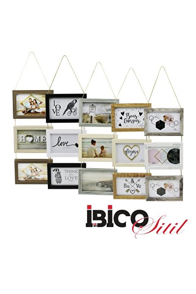 Greathings إيبيكو آي 12-038 (3 قطع وألوان خشبية متنوعة وإطار بلون واحد وحبل و...