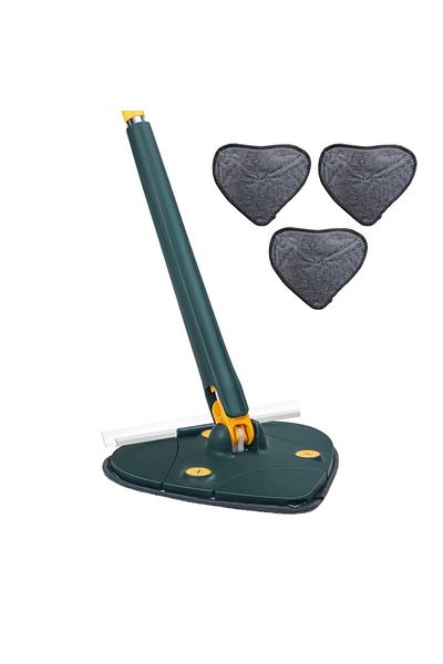 NEXTLY Set Mop Multifunctional Cu 3 Lavete Pentru Suprafete Uscate Si Umede, Cap Forma De Inima