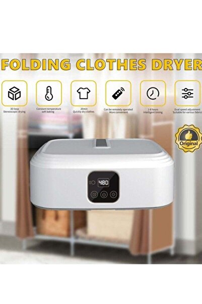 Denx Portable Clothes Dryer Electric Dryer Stretchable Foldable Laundry Dryer Machine with Bag And Timer