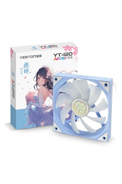 Choice Fixed Color Other Regular Version Zeaginal Yeston Yt-120 Chassis Cooling Fan 120x120x25mm/800~1800rp