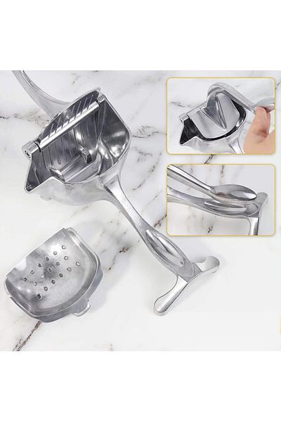 MACVI Presa Manuala Fructe Macvi®, Aluminiu, Argintiu