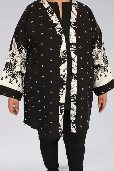 BW TEKSTİL Viscos Fabric Women's Kimono