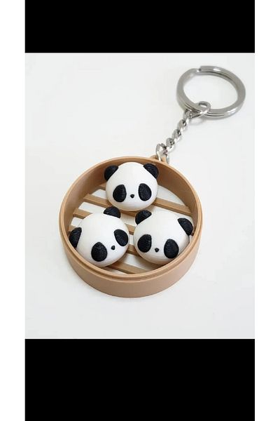 Wuun Store Cute Panda Keychain