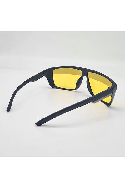MACVI Ochelari de condus polarizati Macvi® pentru condus noaptea, lentile galbene