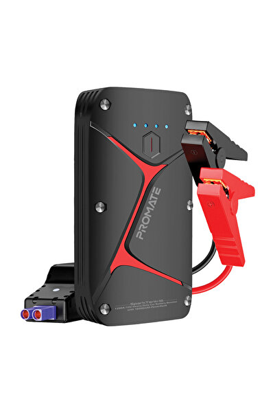 Promate معزز بطارية السيارة 1200 أمبير/12 فولت مع باور بانك 16000 مللي أمبير/ساعة SparkTank-16